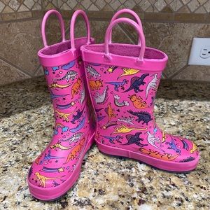 Dinosaur Rainboots